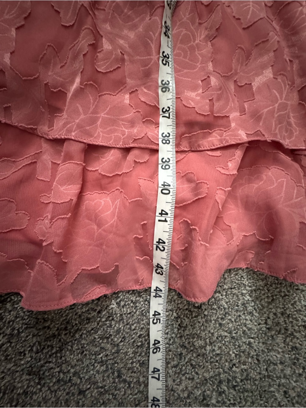 Lulu's Dusty Rose Ruffle Tiered Maxi Dress - Picture 10 of 12